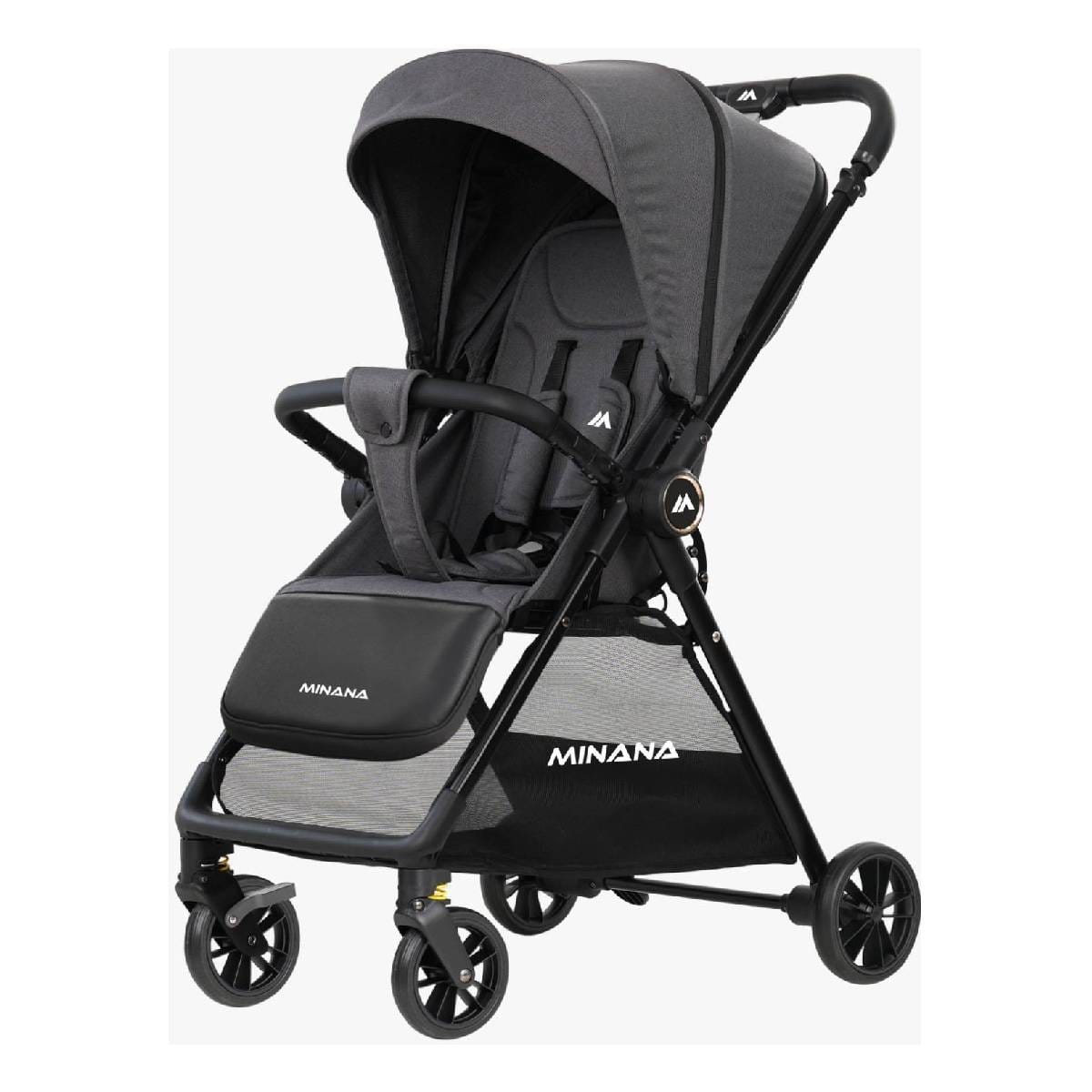 รถเข็นเด็ก MINANA AIR 3 PRO MAX สีเทา_0